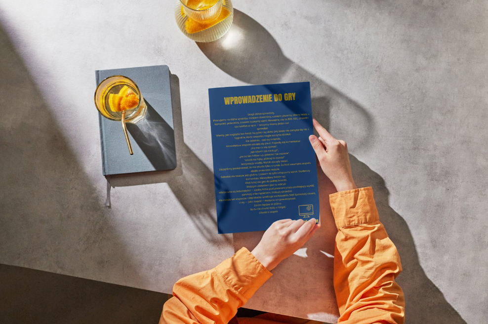 Gra integracyjna dla działu sprzedaży - Sabotaż w CRM