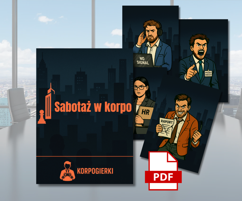 Gra do druku - Sabotaż w korpo [wersja PDF]