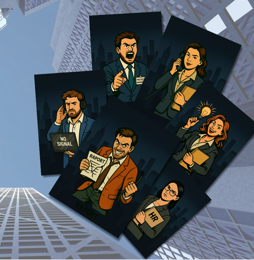 Gra integracyjna dla firm - Sabotaż w korpo