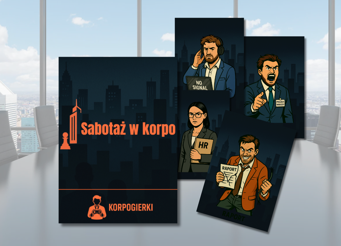 Gra integracyjna dla firm - Sabotaż w korpo