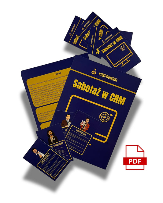 Gra do druku Sabotaż w CRM [wersja PDF]