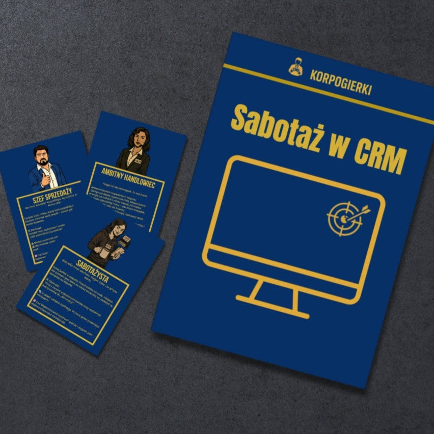 Gra integracyjna dla działu sprzedaży - Sabotaż w CRM